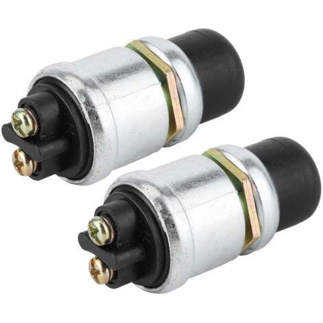 Interrupteur à bouton poussoir 2 pièces klaxon interrupteur de démarrage du moteur SPST bouton poussoir démarreur étanche bouton poussoir interrupteur de démarrage 50A 12V pour bateau de voiture (1/5)