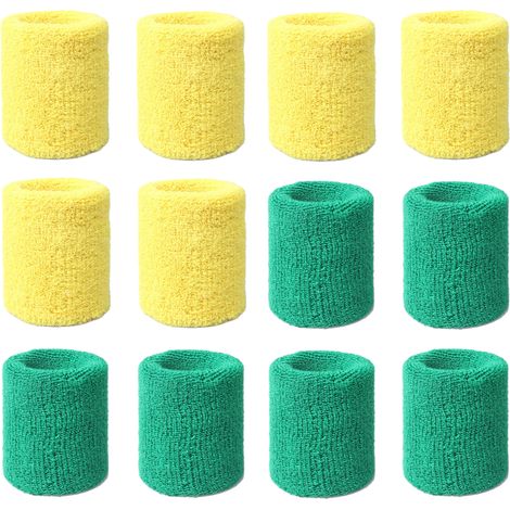 Lot de 12 bandeaux anti-transpiration pour femmes et hommes, idéaux pour le football, la course à pied, le basketball et l'entraînement. (1/5)