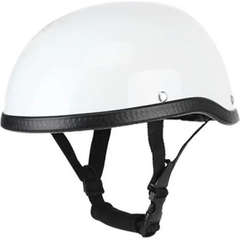 Demi-casque Moto - Coque ABS Rétro Ouvert Visage - Coupe-Vent Unisexe - Pour Motocyclette Scooter Cruiser - 1 Pièce (1/4)