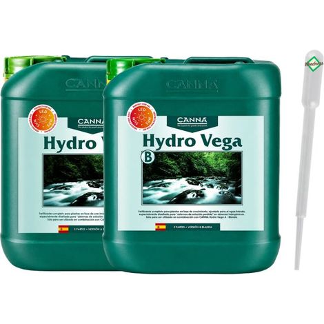 Canna Hydro Vega A B 5 L hydroponie engrais de croissance culture hydroponique engrais pour plantes