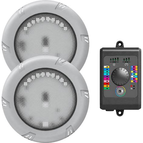 kit 2 projecteurs Noria RGB avec enjoliveur gris clair + Kit BRIO WIL CCEI (1/5)