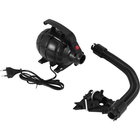 Outil Utilitaire de Camping Noir Outil de Gonflage d'air de Lit d'air Compresseur d'air 600 W Tapis d'air Portable Pompe à Air Électrique Prise UE (1/5)