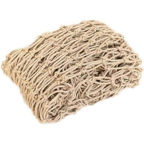Natürliches Jute-Stütznetz für Kletterpflanzen (1/4)