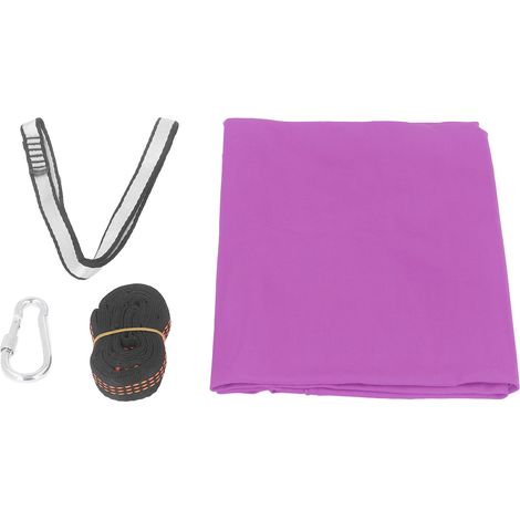 Filet sensoriel pour enfants, 2,8 m de long, facile à monter, élastique, sûr et durable, pour les chambres, l'exercice et les activités de plein air, violet, 1 m de large, 2,8 m de long. (1/5)
