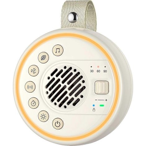 Portable blanc Bruit Machine avec 22 Soothing Sounds, Night lampe, Sleep minuterie, et sans fil Connection (1/5)