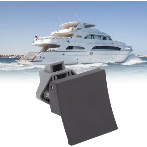 Quadratischer Schubladentürgriff mit Schloss P07-BK für Wohnmobile, Yachten, Wohnwagen, Campervans (1/5)