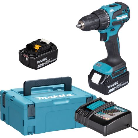 Makita DHP490RTJ Trapano a percussione 18V Brushless 65 Nm con due batterie 5,0 ah (1/4)