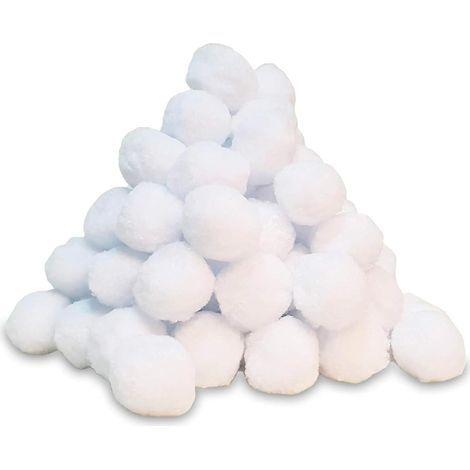 Remplace de Sable Filtrant pour Piscines,Boules de Filtre de Piscine Peut,Balles Filtrantes Piscine,Boules de Remplacement pour Sable Filtre Piscine,MéDia Filtre à Fibres pour Piscine (300, Grammes) (1/5)