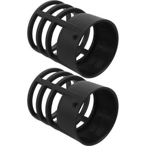 2 Pièces Cache en Plastique Résistant la Chaleur, Installation Facile de Protection Thermique Noir pour Buse de Chaud pour Bricolage et Réparation Électronique (1/5)