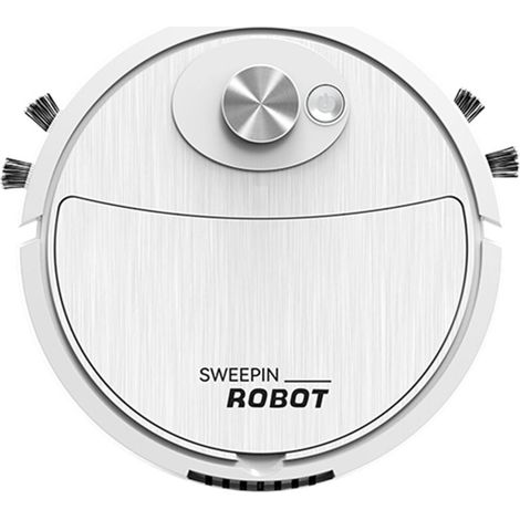 3‑in‑1‑Saugroboter: Intelligenter Kehrroboter, Staubsauger und Wischfunktion in einem. Einfach zu reinigen und per USB wiederaufladbar.