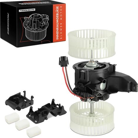Moteur de souffleur, Diamètre 114 mm, Tension 12 V, Puissance nominale 234 W, 2 contacts de connexion, Direction de rotation horaire (1/5)