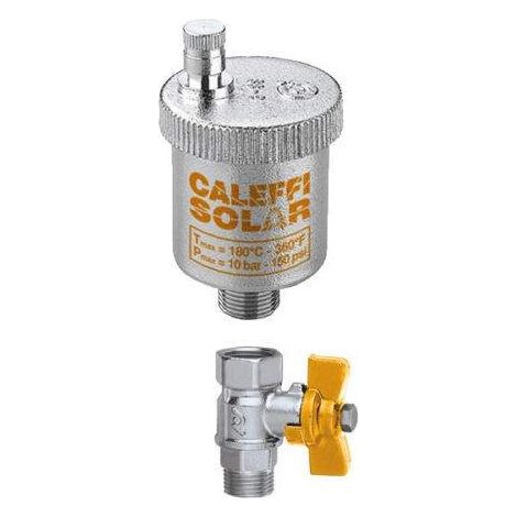 Valvola automatica di sfogo aria con corpo in ottone Caleffi 2508-2509 3/8"M