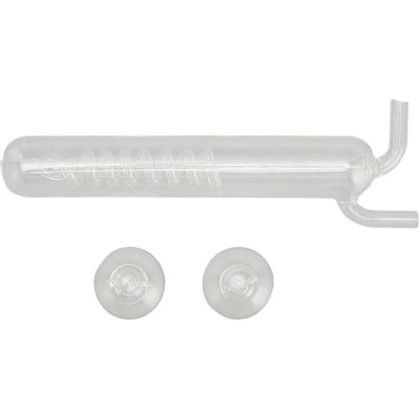 CO2-Blasenmesser aus hochtransparentem Kristallglas für Aquarien, elegantes Spiraldesign, Filterzubehör für Fischbecken (1/5)