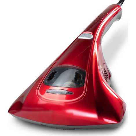 Aspirateur anti-acariens [lumière UV] pour matelas,Nettoyeur de matelas,Aspirateur à matelas,Aspirateur anti-acariens,Aspirateur de rembourrage,Aspirateur à acariens avec lumière UV,Rouge (1/4)