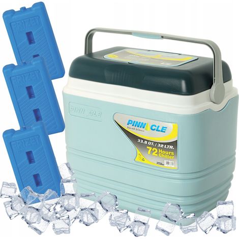 Nevera portátil Pinnacle TPX7000 de 32 litros, color azul + 3 neveras portátiles de 1 litro (1/5)