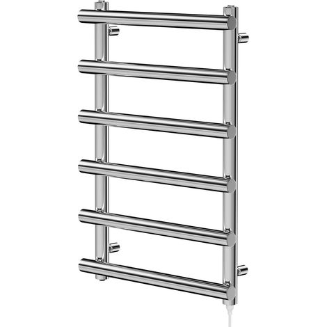 Finley Chrome 850mm x 600mm Designer Electric Heated Towel Rail (1/5)