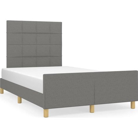 Maison Exclusive - Giroletto senza Materasso Grigio Scuro 120x200 cm Tessuto (1/5)