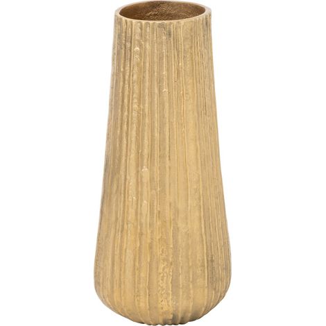 Vase Strié Design "Hedda" 48cm Doré (1/4)