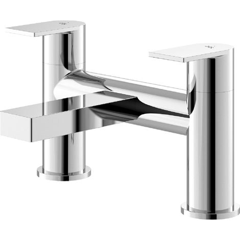 Hudson Reed Sottile Bath Filler Tap Pillar Mounted - Chrome (1/5)