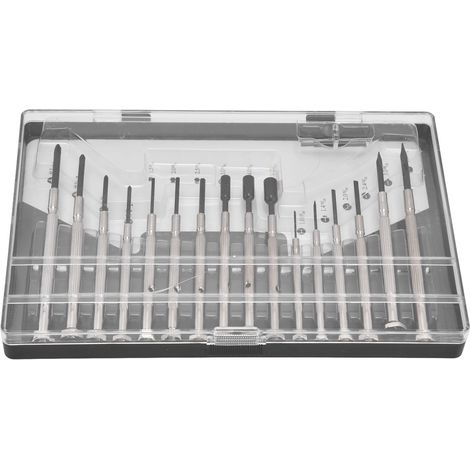 Jeu de tournevis plat, cruciforme et hexagonal, kit d'outils multifonctionnels de précision pour l'entretien (1/5)