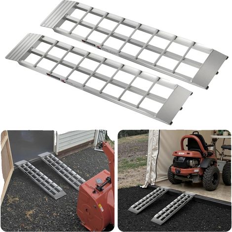 Rampes de chargement, aluminium robuste, 36,22 x 7,87 x 1,4 pouces, capacité de 1500 lbs, adaptées aux motos et aux motos tout-terrain, surface antidérapante (1/5)