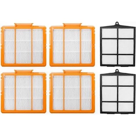 Filtres de rechange pour aspirateur robot intelligent, lot de 6, compatibles avec divers modèles de robots nettoyeurs. (1/5)
