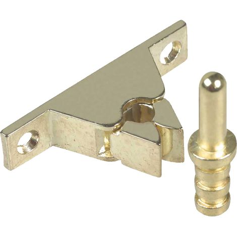 FERMAPORTA A PINZA oro lucido- 50 pezzi