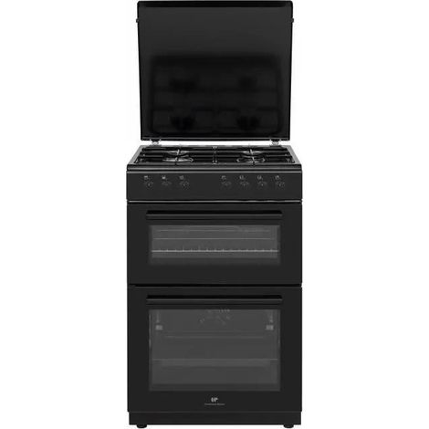 Continental Edison CEDF6060B1 Gasherd schwarz 4 Kochstellen