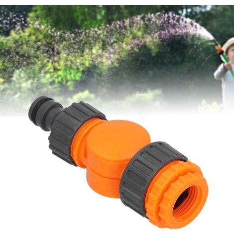 Raccord de Tuyau Rapide Adaptateur, 180 degrés Raccord Rapide de Tuyau de Robinet en Plastique coupleur Adaptateur Rotatif à pour l'irrigation de Jardin (1/5)