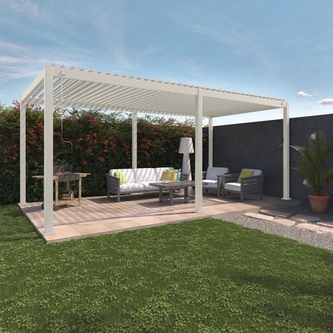 Pergola bioclimatique – Triomphe – 3x6m. aluminium. à lames orientables