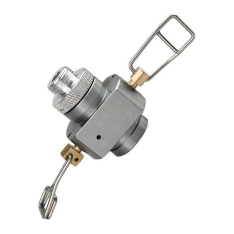 Valve gonflable à gaz portable pour réchaud de camping propane adaptateur argent cuivre