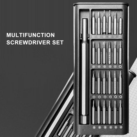 25-teiliges Multifunktions-Schraubendreher-Set zum Zerlegen und Reparieren von Computern und Mobiltelefonen, Präzisionswerkzeugsatz (1/5)