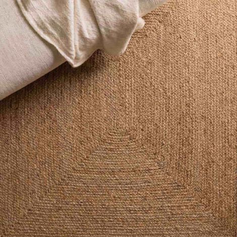 Tapis rectangulaire en jute 120x170cm (1/5)