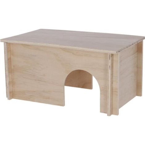 Abri pour rongeurs - Beige - Toit amovible - Montage simple - Pour hamster - KERBL (1/5)