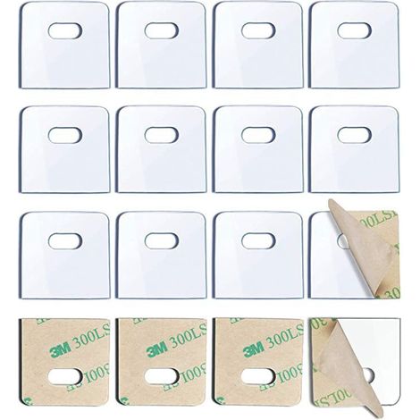 Patch court 3M, bande de suspension de 3 cm, pièce de rechange et de réparation pour crochet de store vénitien vertical, accessoires de réparation de rideaux (10 pièces)