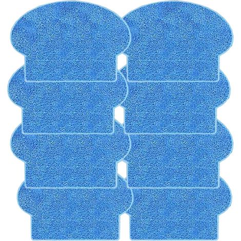 Paquete de 8 mopas de tela para almohadillas de limpieza AMIBOT PRIME/PURE/PULSE/FLEX H2O