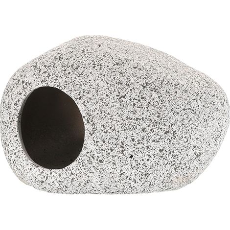 Cave Pour Aquarium - En Céramique - Reproduction Texture Pierre Naturelle - Abri Pour Poissons Betta Crevettes Écrevisses - 1 Pièce (1/5)