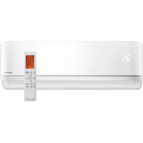 Airwell – Climatiseur mural réversible 2,6 kW A+++ – WiFi intégré, ioniseur, mode super silencieux – 7SP024030 (1/3)