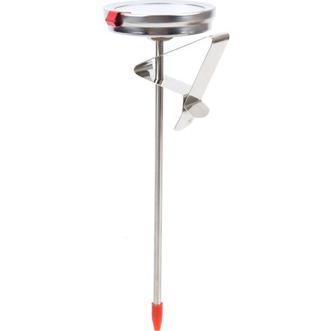 Thermomètre à friture en acier inoxydable avec cadran de 5 cm pour poêle à huile TTE3512530cm