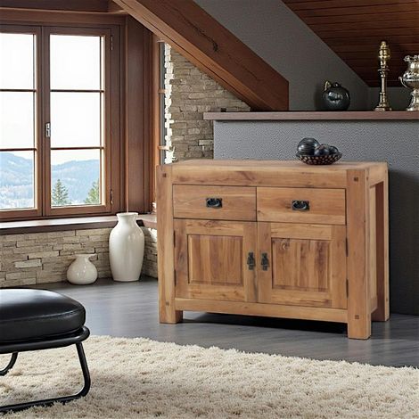 Buffet bahut chêne 2 portes 120cm FJORD (1/5)