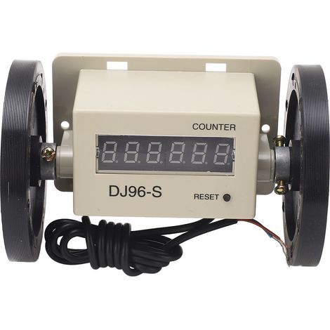 Roue de mesure métrique en mètres 0,01‑Roue de mesure numérique 999 999 m avec 2 roues, 110 V CA (1/5)