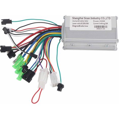 Régulateur de moteur sans balais 24/36V 250W, contrôleur de vitesse électrique pour Scooter et vélo électrique (1/5)
