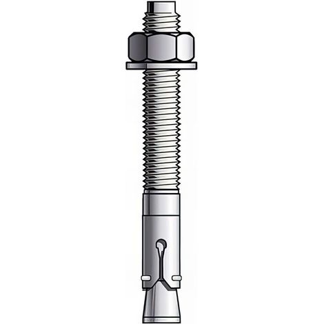 Blister de 10 goujons d'ancrage T D. 8 x Lt. 60 mm version zinguée ATE Option 1 - PO69300BL - Alsafix