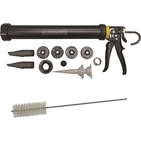 Roughneck ROU32150 Multi-Function Mortar Bulk Loading Gun with Cleaning Brush