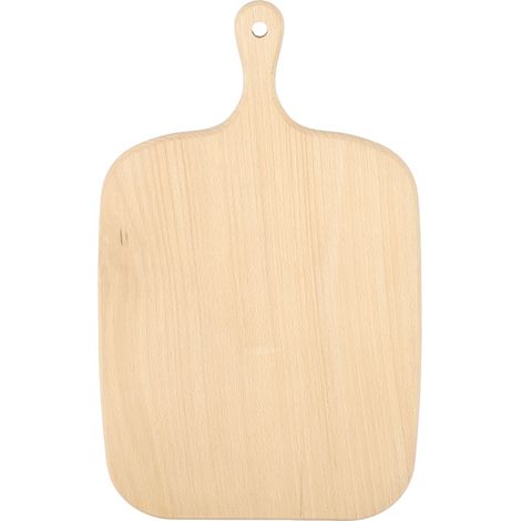 Petite planche à fromage en hêtre robuste avec trou de suspension, planche à découper simple et polyvalente en bois pour la cuisine, les fêtes, les cafés et les bars (10,2 x 5,9 x 0,6 pouces) (1/5)