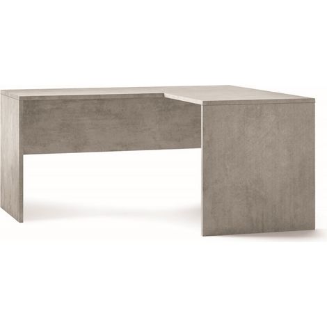 Scrivania Angolare Destra 160L x 150P x h76 – Finitura Cemento – Sarmog (1/4)
