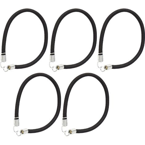 5 pièces cordes élastiques de toit pour voiture RC 1/10, accessoire de rangement pour crawler, noir 10cm (1/5)