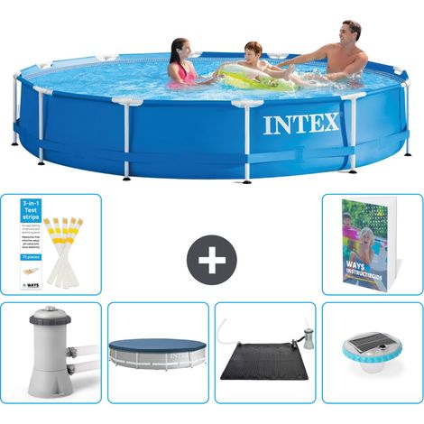 Frame Pool Rund - 366x76 cm - 7-teilig S328