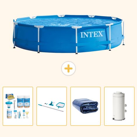 Intex Piscine Tubulaire Ronde - 366x76 cm - 5-pièces S93 (1/5)