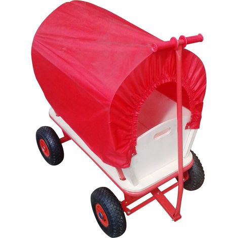 Varan Motors – Chariot de jardin TC1812M – Charge max 180Kg – Roues gonflables – Armature acier tubulaire – Bâche amovible (1/5)